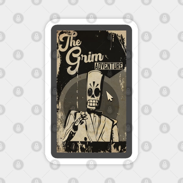 The Grim Adventure Magnet by CTShirts