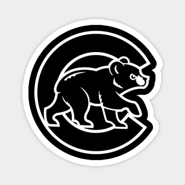Chicago Cubs Custom Logo Graphic Magnet Teepublic