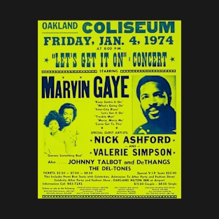 Marvin Gaye Poster Concert #1 T-Shirt