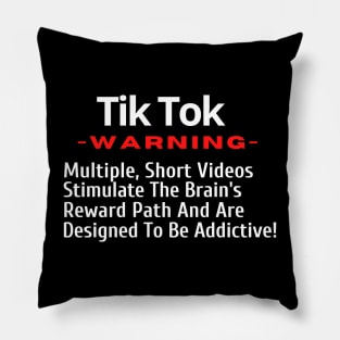 TikTok Multiple Videos with a Few Minutes Stimulates the Brain's Reward Path Pillow