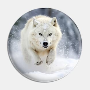 Wolf Animal Nature Majestic Wilderness Pin