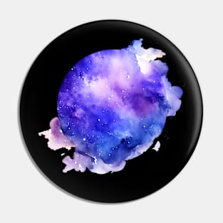 Galaxy Asleep Pin