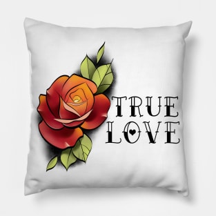 True Love Rose Pillow