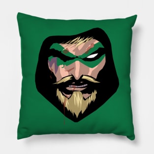 the emerald archer Pillow