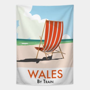 Wales By Train Tapestry