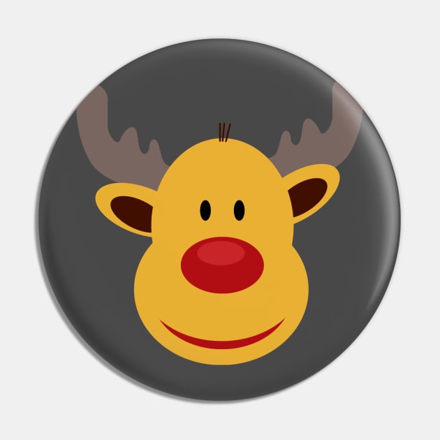 The cute reindeer Pin by DrDesign