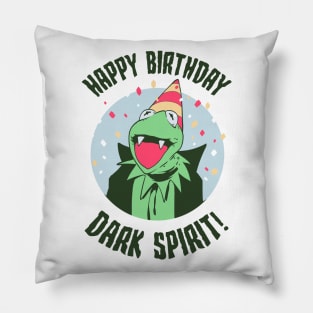 Happy Birthday Dark Spirit Pillow