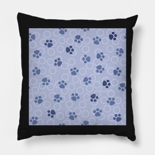 Periwinkle Paws Pillow