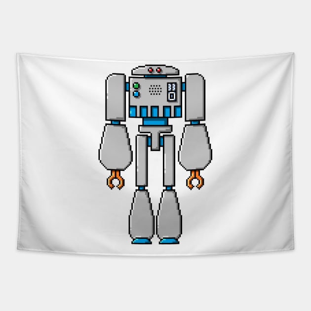 Pixel Robot 158 Tapestry by Vampireslug