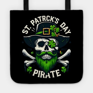 St. Patrick’s Pirate Skull Tote