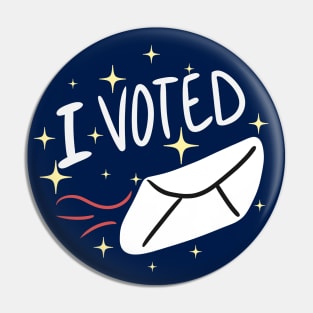 I Voted By Mail Pin