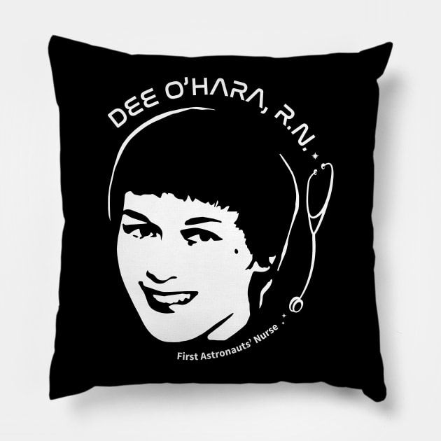 Women in Space: Dee O'Hara Pillow by photon_illustration