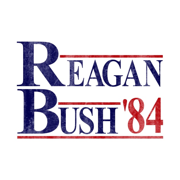 Reagan Bush '84 Election Vintage by customizedcreationz