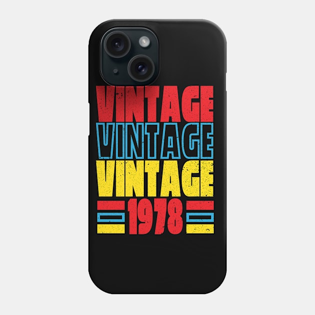 Vintage 1978 Store Sign Phone Case by GuiltlessGoods