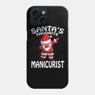 Santas Favorite Manicurist Christmas Phone Case
