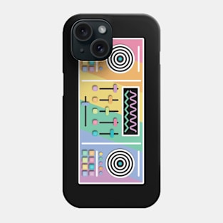 Rainbow DJ digital turntables Phone Case