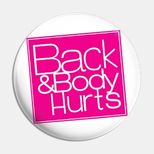 back and body hurts Pin