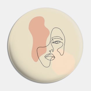 Girl face asthetic Pin