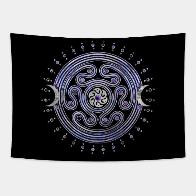 Hecate Wheel Tapestry by Nartissima