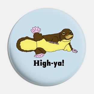 Baby Platypus High Five Pin