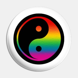 Ying Yang Pride Pin