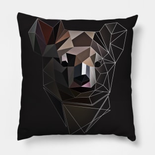 Low Poly Koala's Dream Pillow