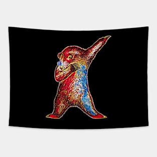 Bear dabbing bear lover,bear Tapestry