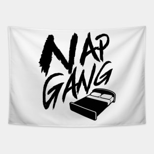 Nap Gang sleepy time shirt Tapestry