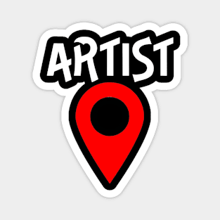 Artist Location Magnet