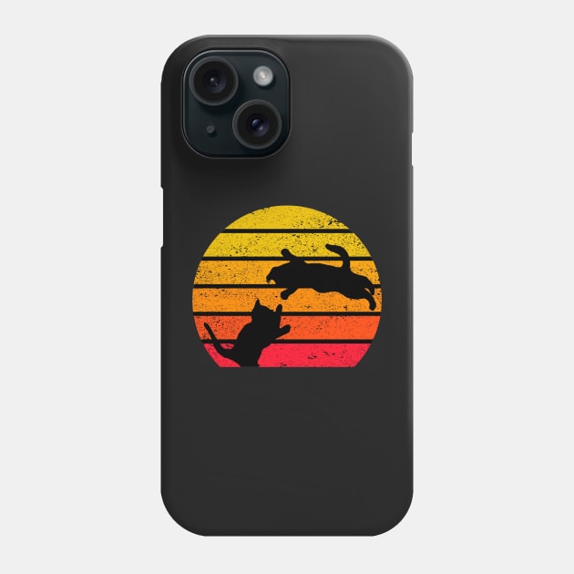 Rainbow Cat Smile Phone Case by timegraf
