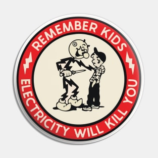 remember kids - art drawing Pin