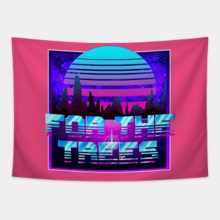 80s For the Trees Tapestry