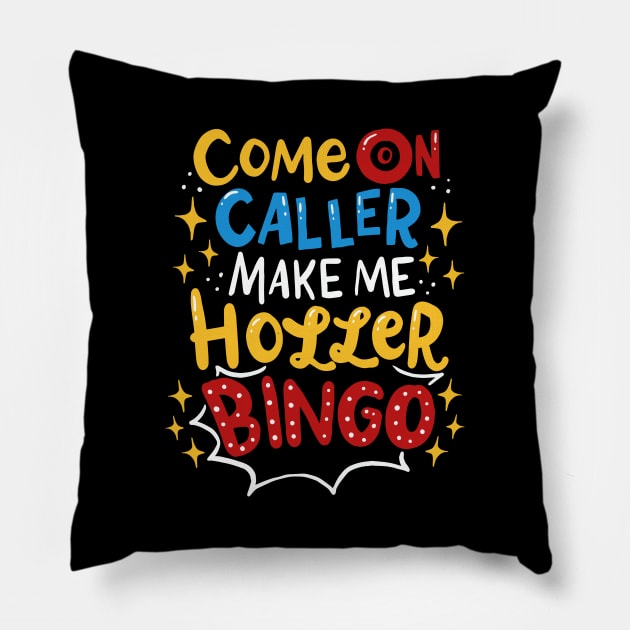 Funny Bingo Pillow by dennex85