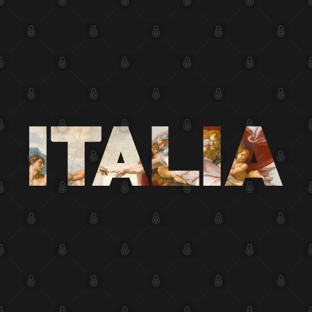 ITALIA: The Creation of Man by Bella Vita Shirts
