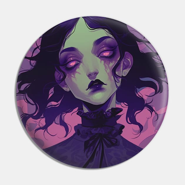 Hunted Witch Girl Pin by DarkSideRunners