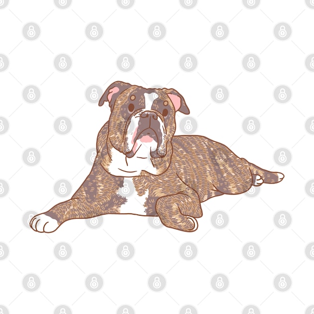 Brindle Bulldog by Csieben