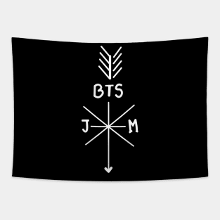 Jimin tattoo Tapestry