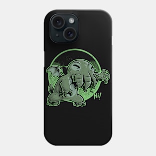 Cthulhu Says Hi - Cute Animation Mashup Phone Case