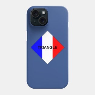 France Triangle Phone Case