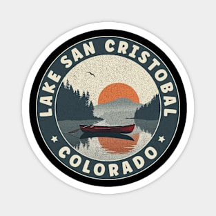 Lake San Cristobal Colorado Sunset Magnet