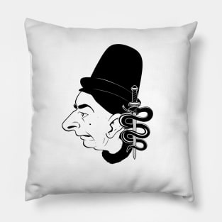 The Black Adder Pillow