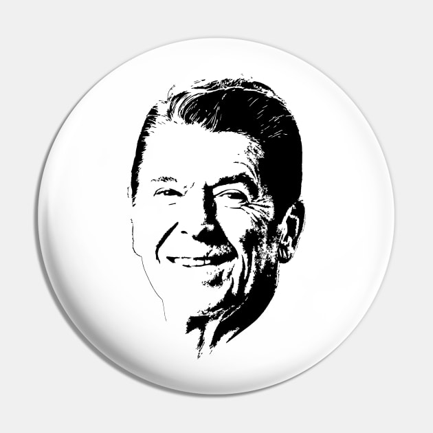 Ronald Reagan Pin by Nerd_art