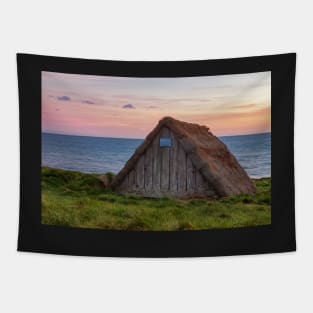 Seaweed Drying Hut, Freshwater West, Pembrokeshire Tapestry