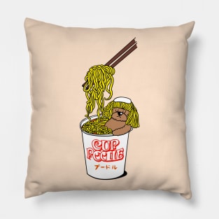 Poodle Cup Pillow