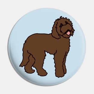 labradoodle pocket tee Pin