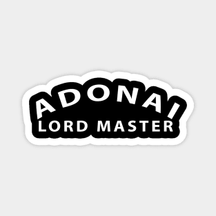 Adonai Lord Master Inspirational Christian Magnet