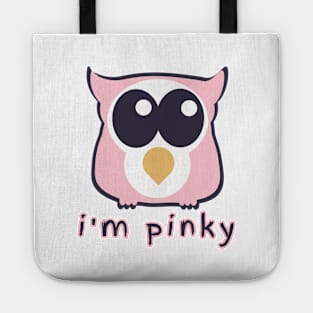 Cute pinky owl Tote