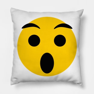 Surprised Face Emoji Pillow