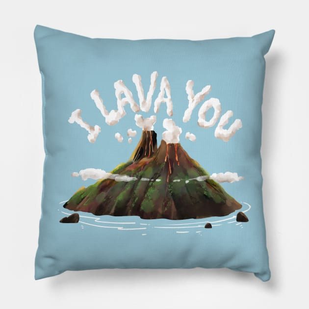 I LAVA YOU Pillow by moonsia