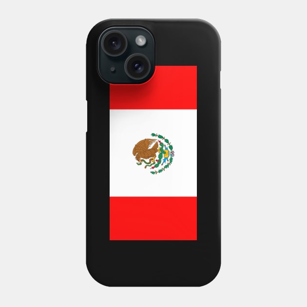 Mexico - Canada Flag Mashup Phone Case by phneep